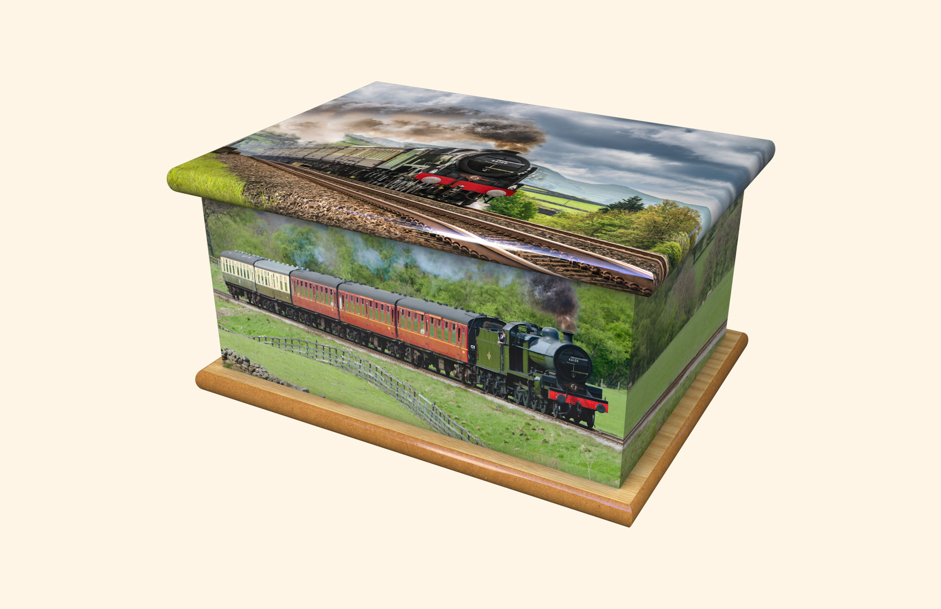 Next Stop adult ashes casket
